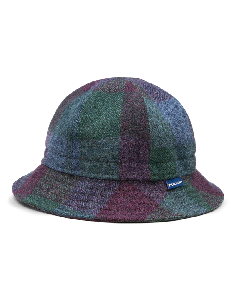 Purple-green-blue check
